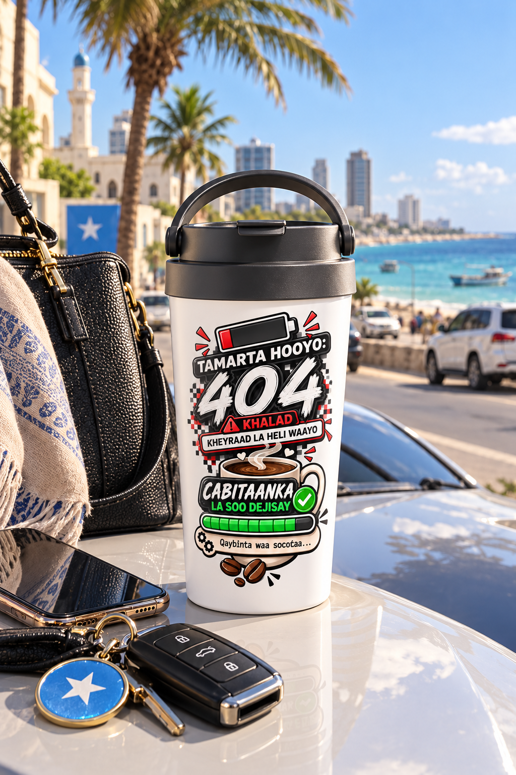 Mug de voyage 404 « Tamarta hooyo » ☕