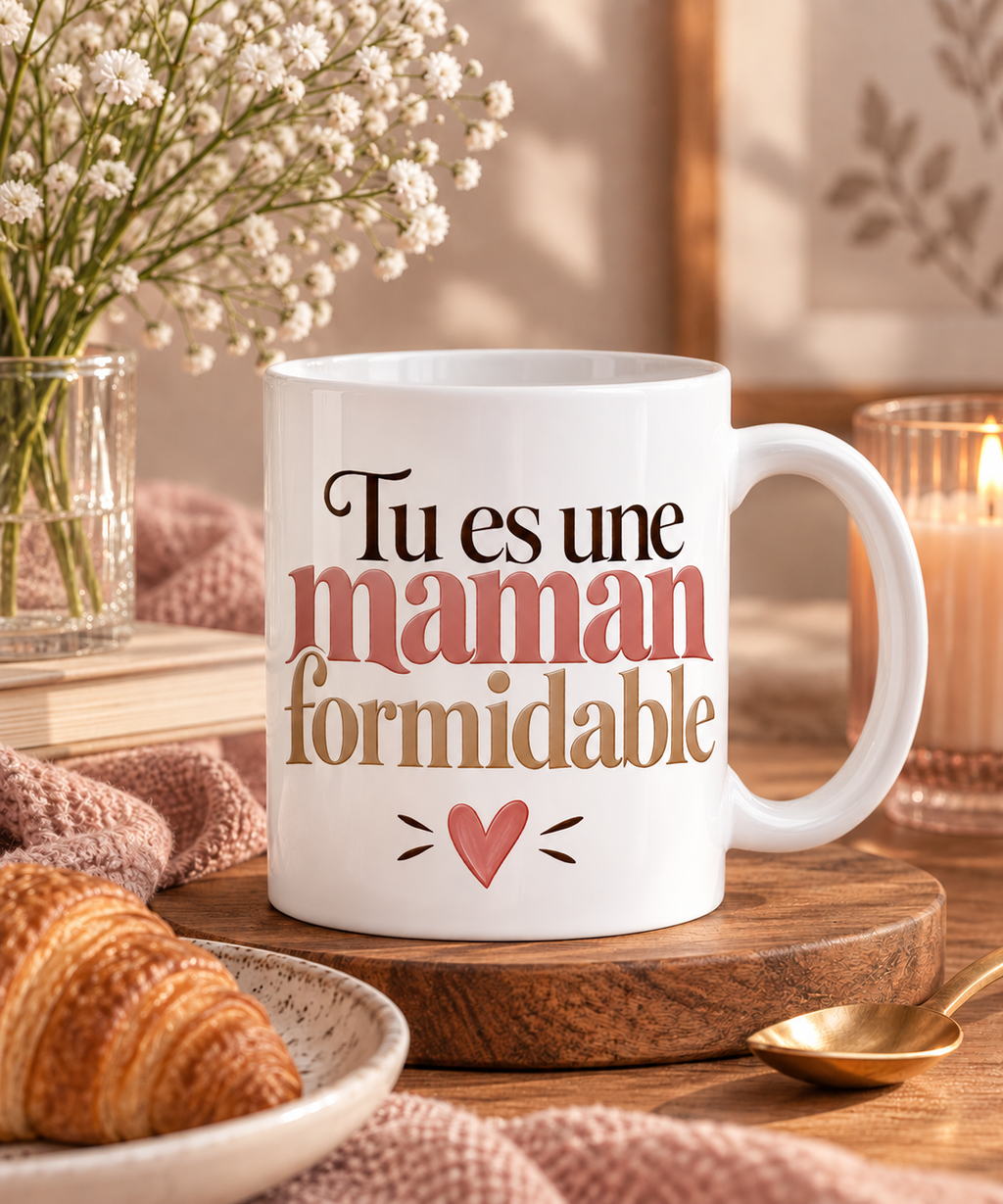 Tasse en Céramique « Tu es une maman formidable »