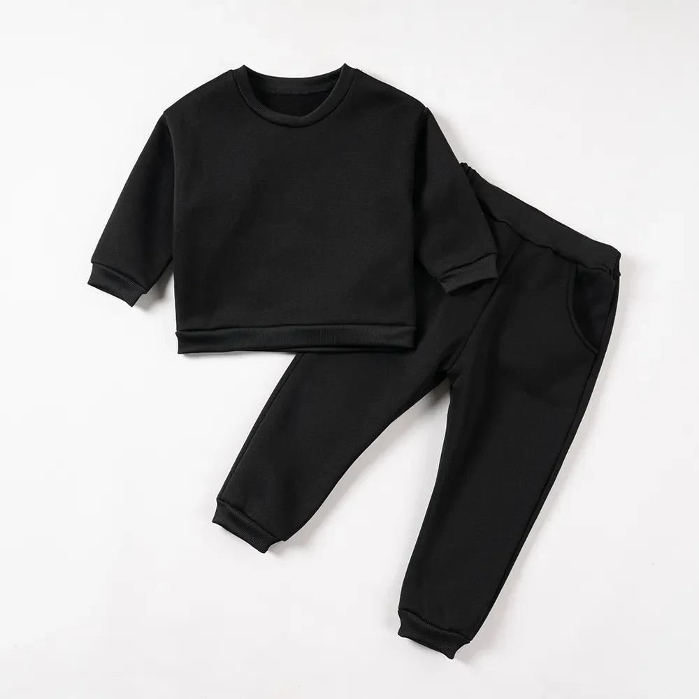 Pants and Sweatshirt Set in Cotton-5