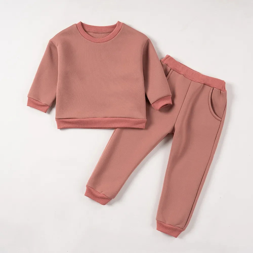 Pants and Sweatshirt Set in Cotton-8