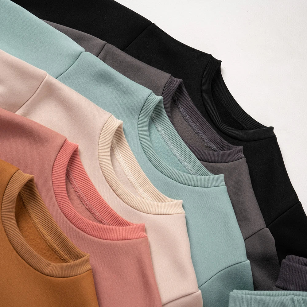 Pants and Sweatshirt Set in Cotton-1