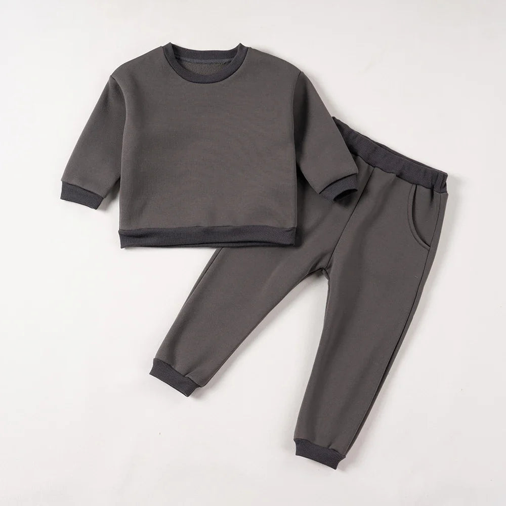 Pants and Sweatshirt Set in Cotton-6