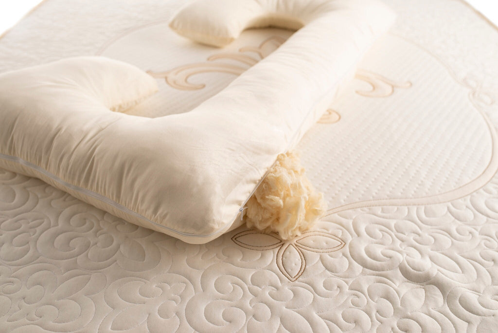 Natural wool pregnancy pillow (C Shaped)-3