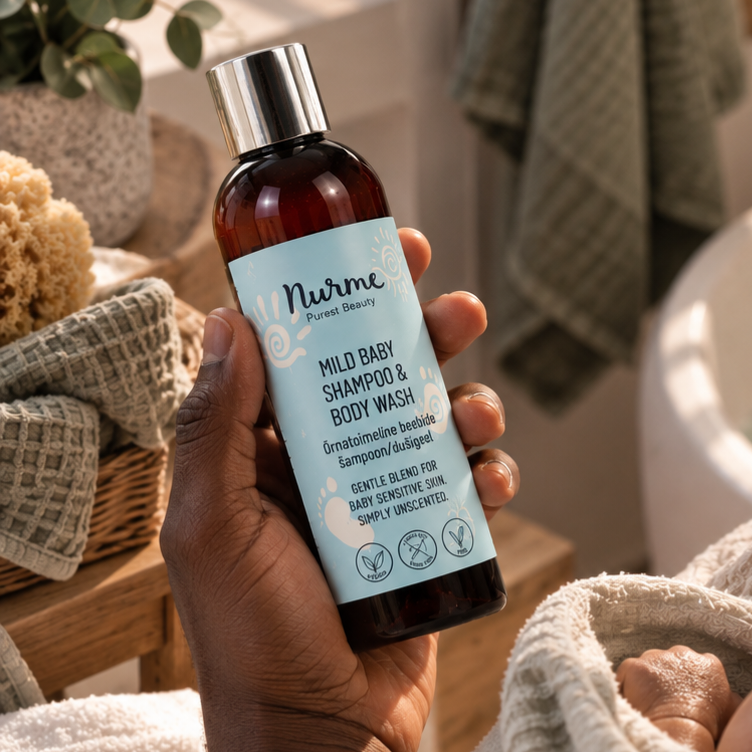 Shampooing & gel lavant doux bébé 2-en-1 – 200 ml