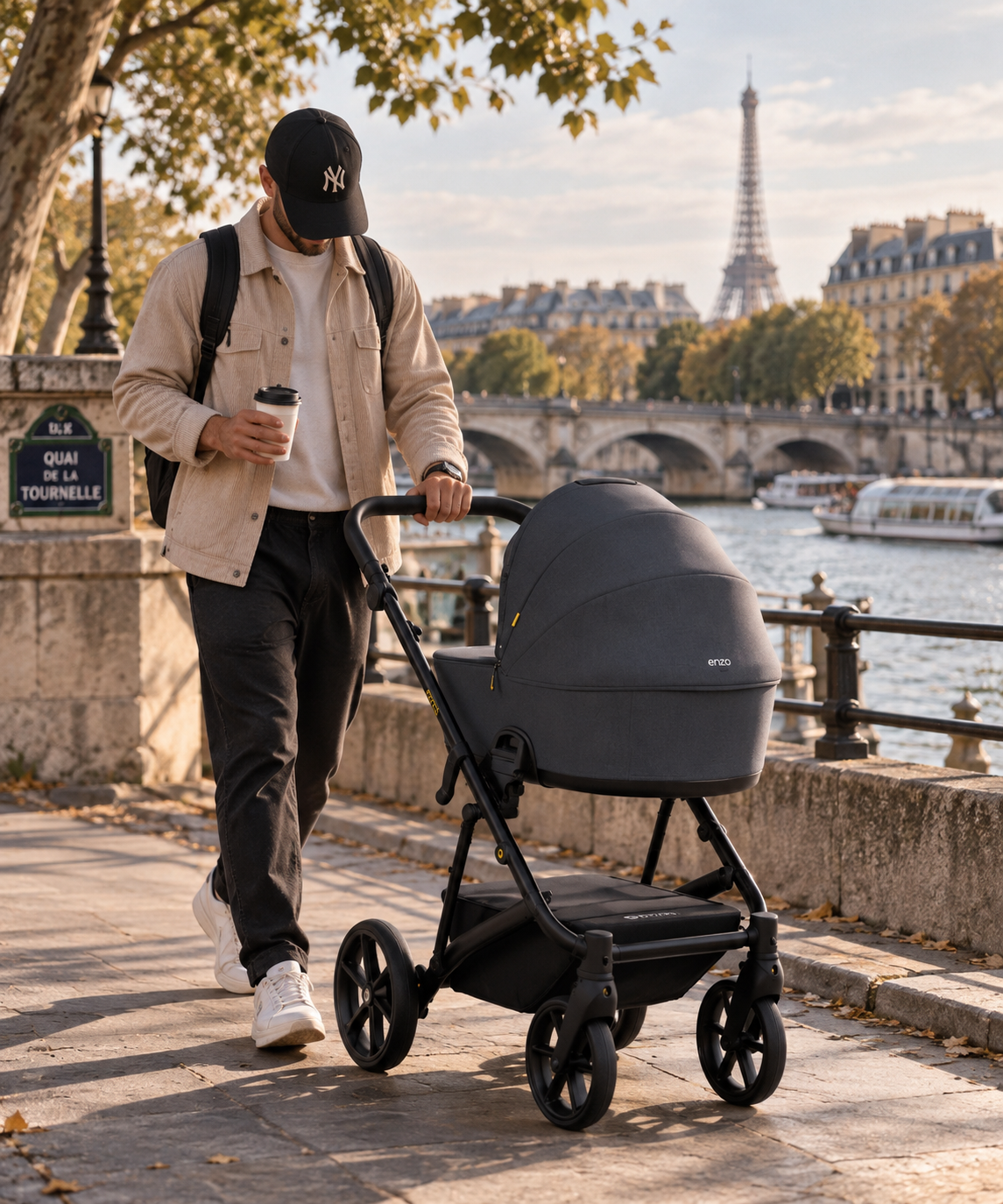 Tutis ENZO 2-in-1 Stroller – Antracite 546